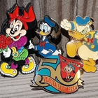Walt Disney pinssit - 4 kpl. Aku Ankka 3 kpl ja Minni. - pikkukuva 2