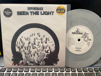 SUPERGRASS - Seen The Light 7” coloured vinyl single