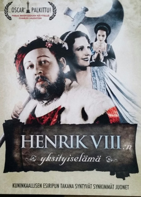 Henrik VIII :n Yksityiselämä -DVD.MUKANA PAHVIPÄÄLLINEN