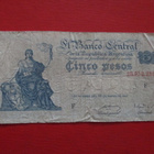 ARGENTINA 5 PESOS 1947  (K15-S148) - pikkukuva 1