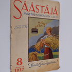 Säästäjä 8/1937 : säästöpankkiväen lehti - pikkukuva 1