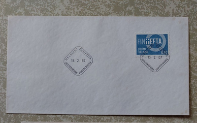 1967  FINEFTA FDC blanco kuori