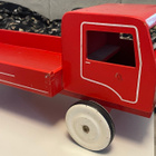 Puu kuorma-auto 1950 luvulta. Vankien tekemä. Pituus 72cm. - pikkukuva 2