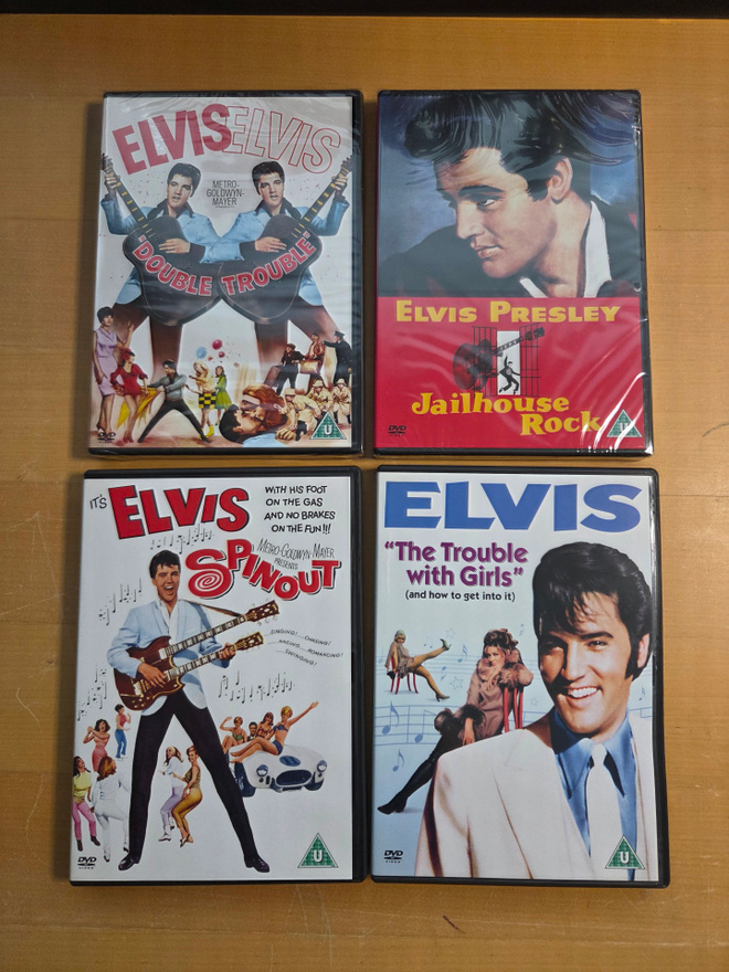 NELJÄ ELVIS PRESLEY ELOKUVAA . DVD .