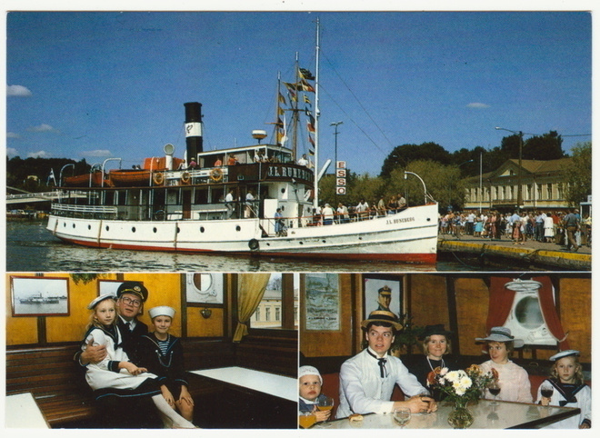 Laivakortti S/S J.L. Runeberg Helsinki-Loviisa