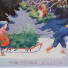 RUDOLF KOIVU"Lapset joulukuusta hakemassa"-KULKEMATON KORTTI - pikkukuva 1