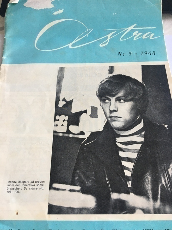 Astra lehti 5/1968 juttu mm. Dannysta