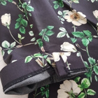 H&M mustat kukka -kuosilliset Housut / Stretch - koko 36 - pikkukuva 3