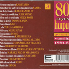 80 Luvun huiput -20 hittiä vuosilta 1984-85 CD - pikkukuva 2