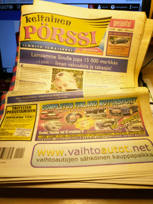 Keltainen PÖRSSI lehti 44 / 2001