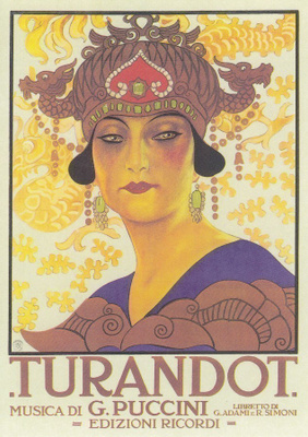 Puccini: Turandot (postikortti)