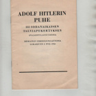 Adolf Hitlerin puhe lokakuun 3 pnä 1941, nid., K3 - pikkukuva 1