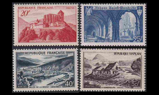 Ranska 857-60 ** Maisemia (1949)