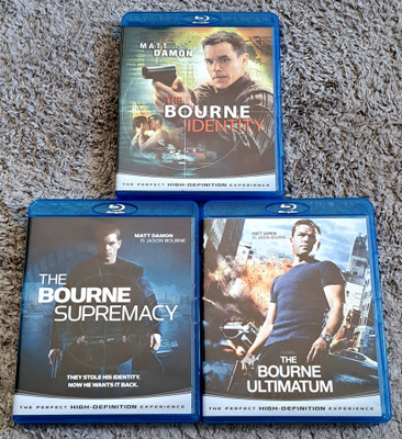 Bourne-elokuvia - Blu-ray (3 levyä)