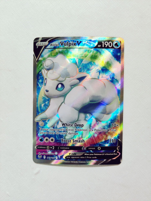 Alolan Vulpix V 173/195 Silver Tempest Full Art