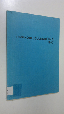 Rippikoulusuunnitelma 1980