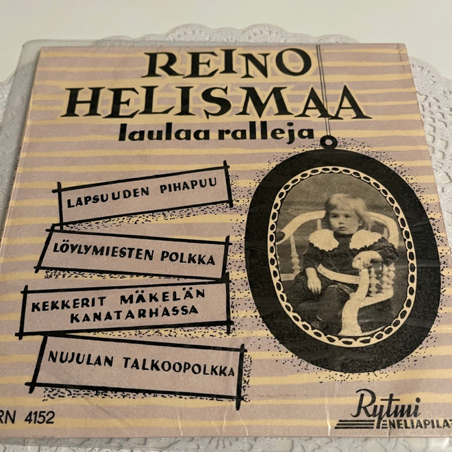 REINO HELISMAA: Laulaa ralleja -EP  * FIN 1958