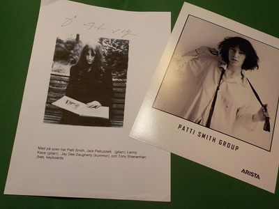 PATTI SMITH NIMIKIRJOITUS