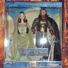 LOTR Aragorn ja Arwen Barbie-nuket (2003) keräilijälle NRFB - pikkukuva 1