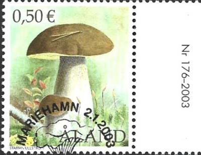 Åland 2003  Sieniä 0,50 €  välilöpari numero EPL LaPe 215