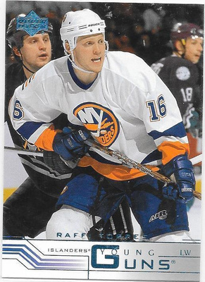 2001-02 UD Young Guns #436 Raffi Torres NY Islanders RC