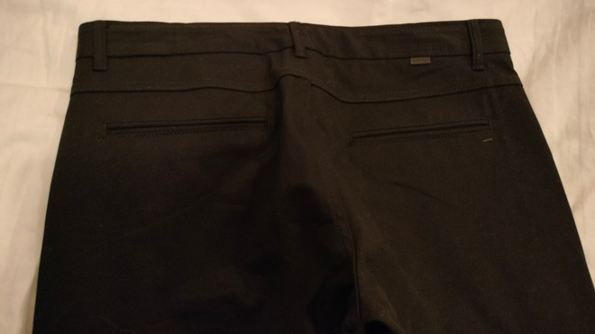 ZARA MAN Housut W31, L34 mustat.