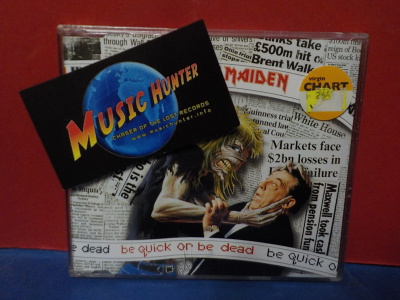 IRON MAIDEN - BE QUICK OR BE DEAD UK -92 CD SINGLE