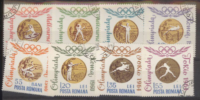 Olympia 1964 - Romania Mi 2345-52 o