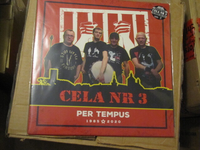 Cela nr 3 Per Tempus 1985-2020 lp punk uusi 2023 väri vin