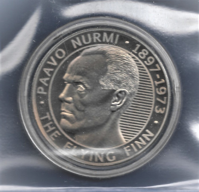 PAAVO NURMI 1 DOLLAR NIUE ISLAND  (UNC)