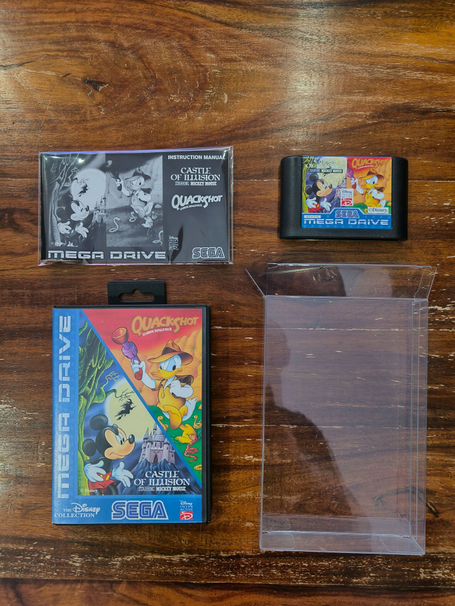 Sega Mega Drive: Castle of Illusion/Quackshot(CIB)