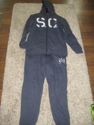 SOC college takki + housut, siistit koko 158/164 cm **