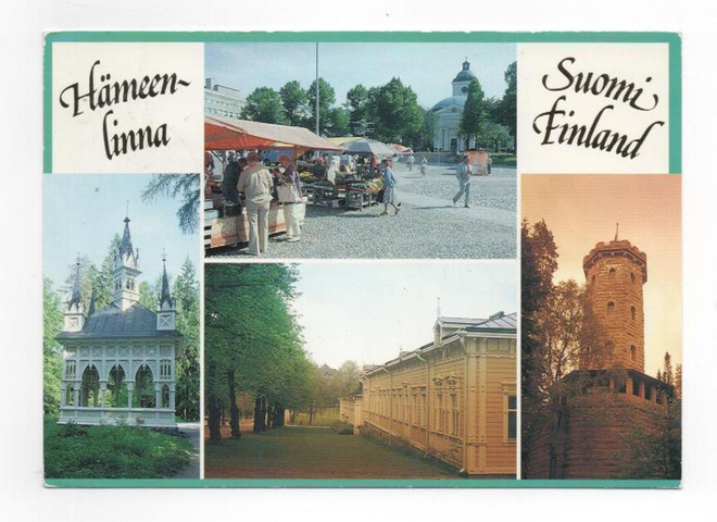 HÄMEENLINNA: tori, torni, puutalo ja huvimaja