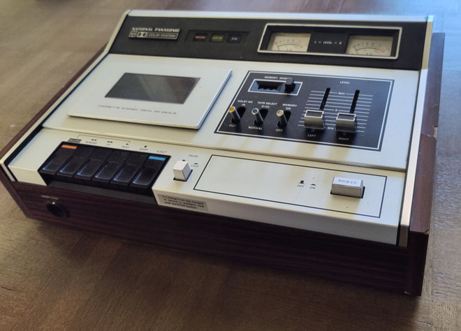 National Panasonic RS-263 - 1970-luvun kasettidekki