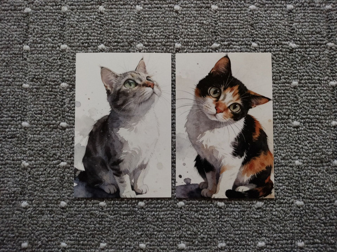 ~Kissa kortti~ 2kpl