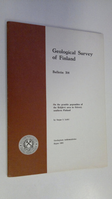 Seppo I. Lahti : On the granitic pegmatites of the Eräjär...