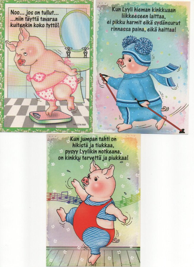 Marleena Ansio :   Kolme possukorttia  (R)