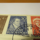 1952 Saksa hyväntekeväisyysmerkit (Mi 170e) messukortilla - pikkukuva 2
