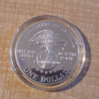 1 Dollari 1991 USA KM# 232. USO 50v. hopea 900 Proof - pikkukuva 1