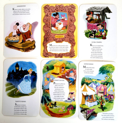 **DISNEYN LORUKORTIT 32 KPL + LORUPUSSI  