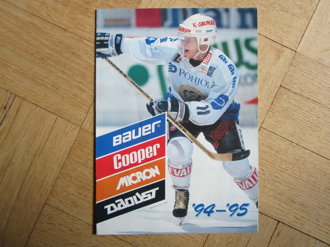 SAKU KOIVU 94-95 BAUER COOPER MICRON DAOUST KUVASTO