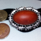 Antique honey egg amber Hopea riipus Ruotsalainen - pikkukuva 2