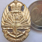 VANHA Palvelusmerkki Service Badge Australia Laivasto 1948 - pikkukuva 1