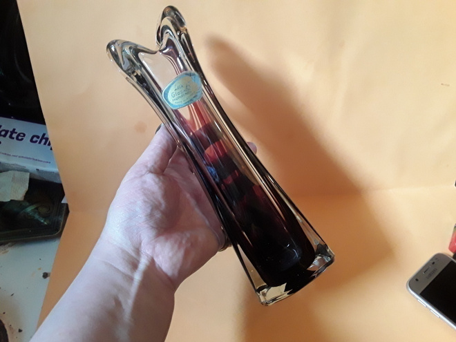TAIDELASI VAASI.LUX GLASS. AUSTRIA