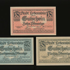 Saksa Notgeld 10, 25, 50 Pfennig, Lobenstein 15.9.1919 - pikkukuva 1