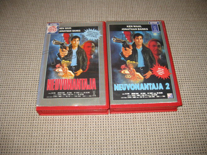 Wiseguy -Neuvonantaja 1 & 2-VHSt (FIx, Transworld, Ken Wahl)