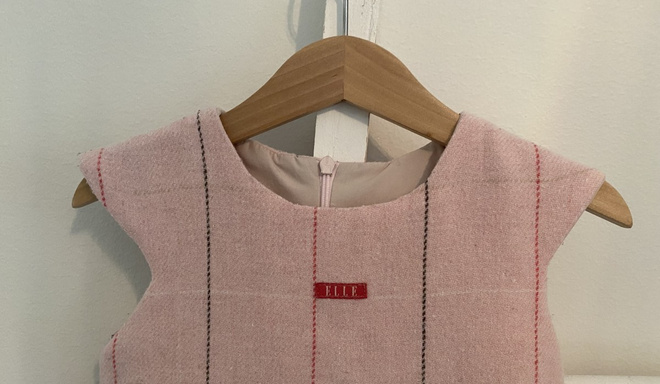 C.W.F. ELLE: villasekoitteinen mekko 98 cm