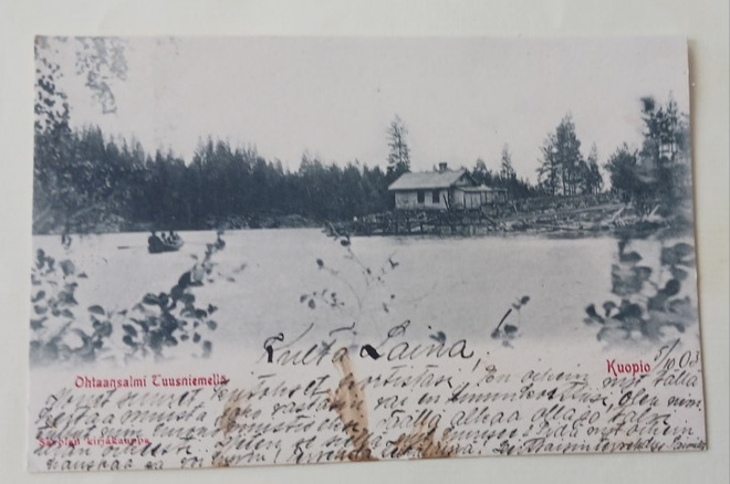 Kuopio - Tuusniemi, Ohtaansalmi, mv pk, p. 1903