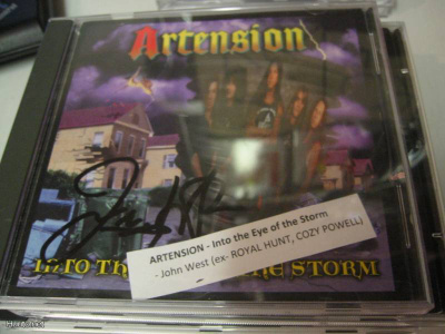 ARTENSION -INTO THE EYE OF THE STORM CD WESTIN NIMMARILLA