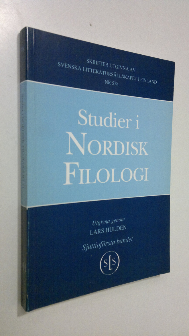 Studier i nordisk filologi nr 578
